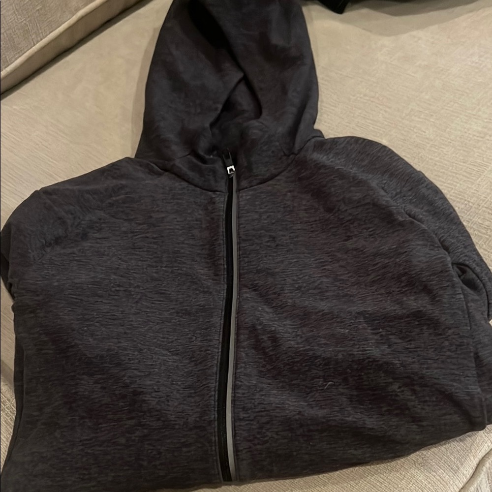 Lululemon Dark Grey Zip Up Hoodie